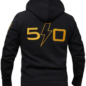 Hoodie AC/DC X Capricorn Rockwear Black Logo 50 Years
