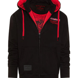 Kapuzenjacke Iron Maiden x Capricorn Rockwear The Number of the Beast