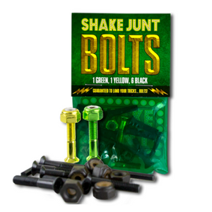 Shake Junt Bag O'Bolts 1 Green 1 Yellow 6 Black 1" Allen