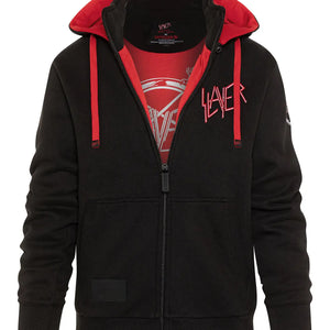 Kapuzenjacke Slayer x Capricorn Rockwear 40 Years Haunting the Chapel