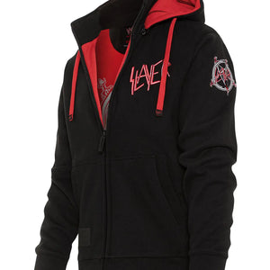Kapuzenjacke Slayer x Capricorn Rockwear 40 Years Haunting the Chapel