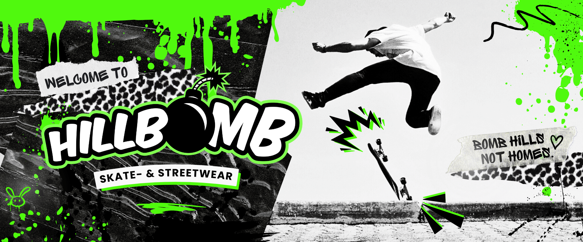 Skateshop HILLBOMB Skateboards Streetwear Zubehor